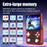 R36ultra X Handheld Game Console with 32GB TF Card Dual 3D Joysticks 4.5 Inch IPS Screen Gamepad with RGB Light - Red - 3