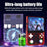 R36ultra X Handheld Game Console with 32GB TF Card Dual 3D Joysticks 4.5 Inch IPS Screen Gamepad with RGB Light - Red - 6