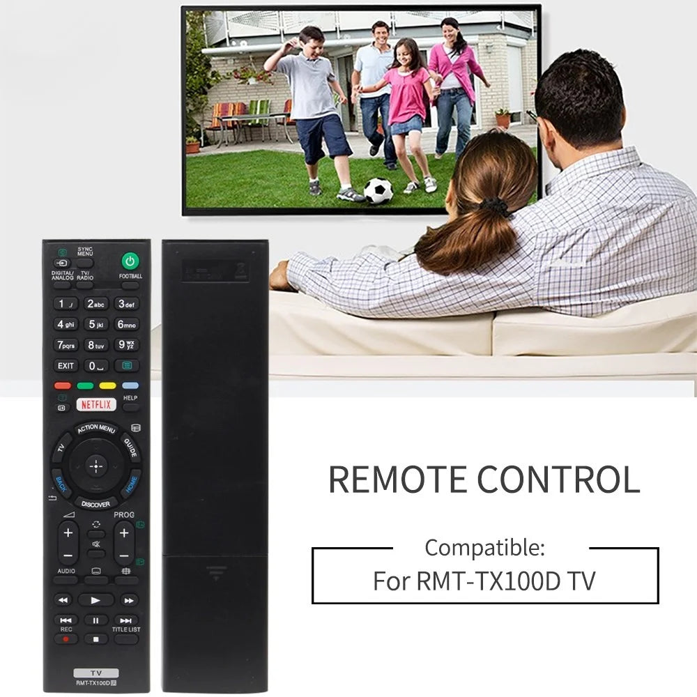 RMT-TX100D for Sony TV Battery Powered Smart Remote Control Replacement - 3