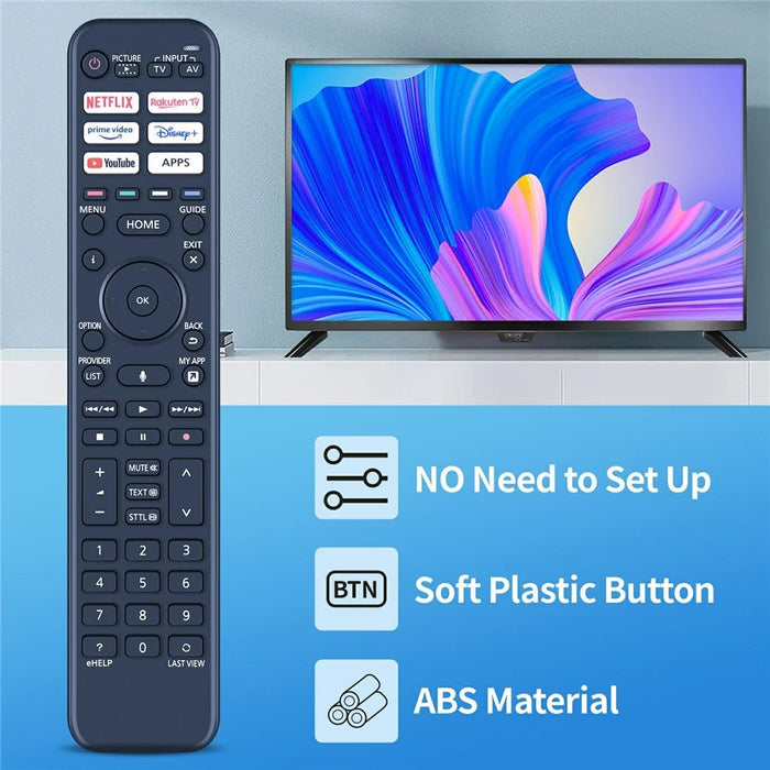 For Panasonic TV IR Infrared Remote Control ABS Material 10m Range Wireless Replacement Controller (No Voice Function) - 2