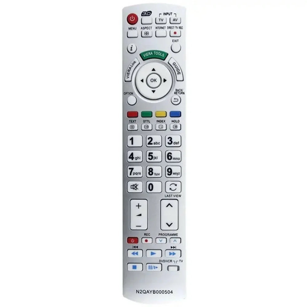 N2QAYB000504 Infrared Remote Control for Panasonic TV Strong Signal IR Wireless Replacement Controller - 1