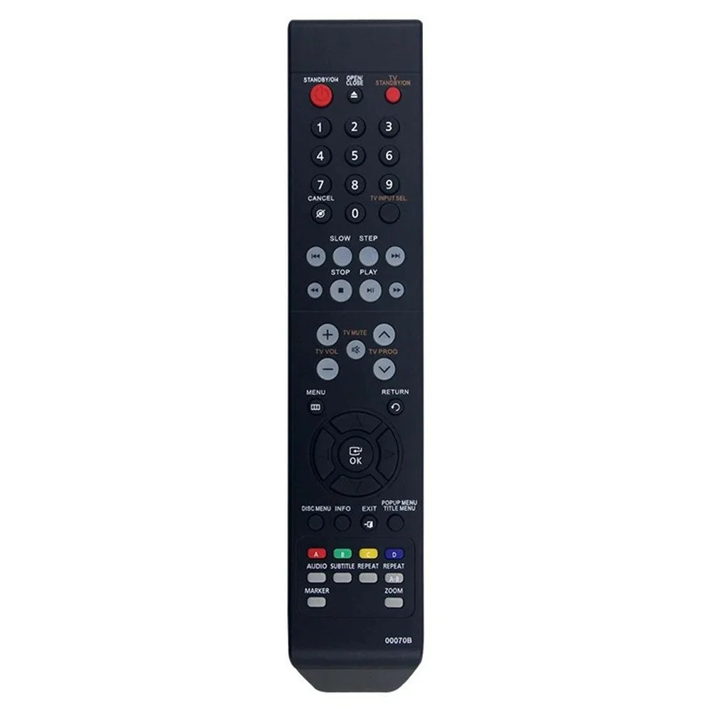 00070B Infrared Remote Control for Samsung DVD Player Ergonomic IR Wireless Replacement Controller - 1