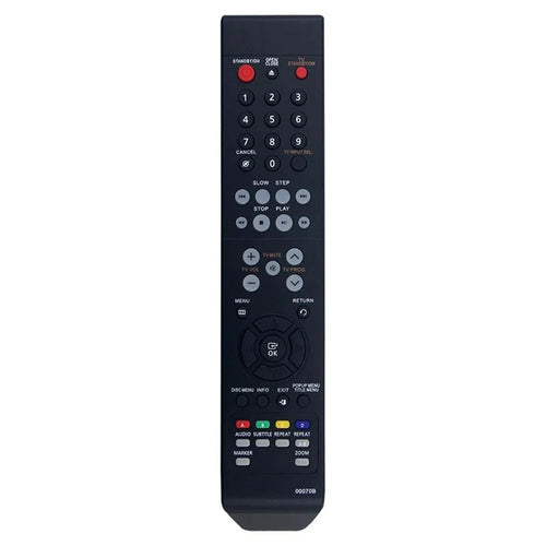 00070B Infrared Remote Control for Samsung DVD Player Ergonomic IR Wireless Replacement Controller - 1