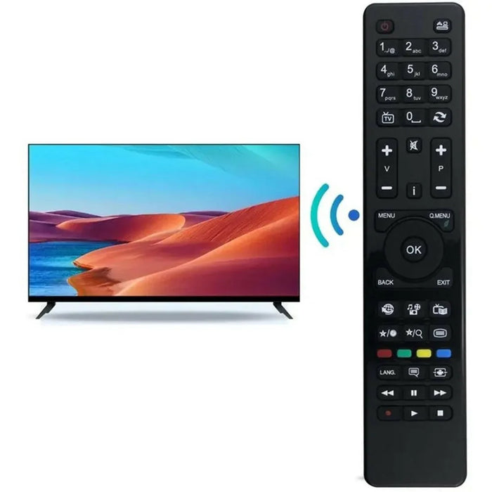 RC4860 Infrared Remote Control for Hitachi TV Ergonomic Long-Distance IR Wireless Replacement Controller - 2