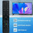 RC4860 Infrared Remote Control for Hitachi TV Ergonomic Long-Distance IR Wireless Replacement Controller - 4