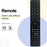 RC4860 Infrared Remote Control for Hitachi TV Ergonomic Long-Distance IR Wireless Replacement Controller - 5