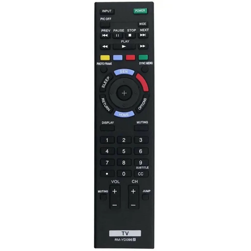 RM-YD096 Television Remote Control for Sony TV Ergonomic Infrared IR Wireless Replacement Controller - 1