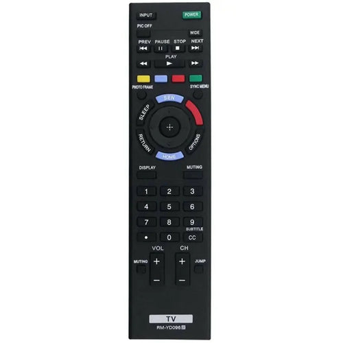 RM-YD096 Television Remote Control for Sony TV Ergonomic Infrared IR Wireless Replacement Controller - 1