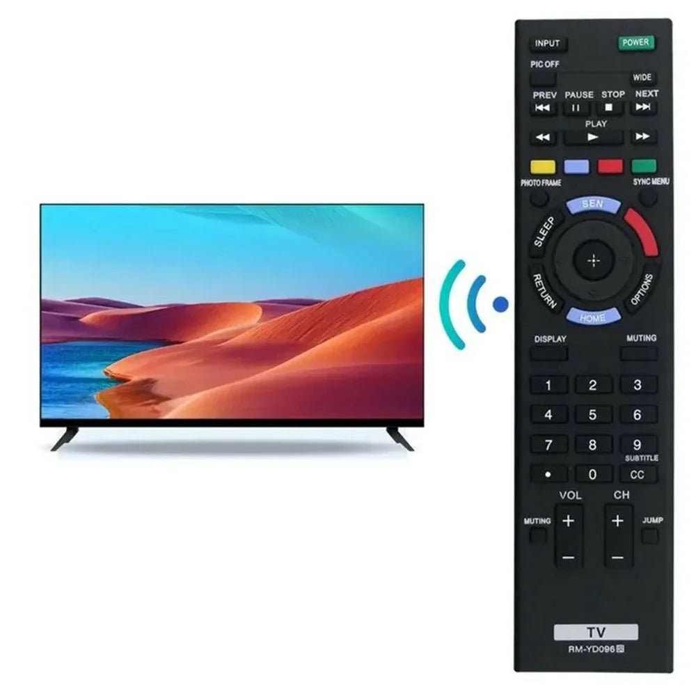 RM-YD096 Television Remote Control for Sony TV Ergonomic Infrared IR Wireless Replacement Controller - 6