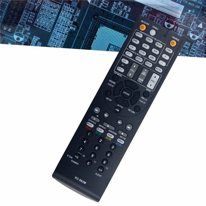 RC-863M Infrared Remote Control for Onkyo AV Receiver Ergonomic IR Wireless Replacement Controller - 4