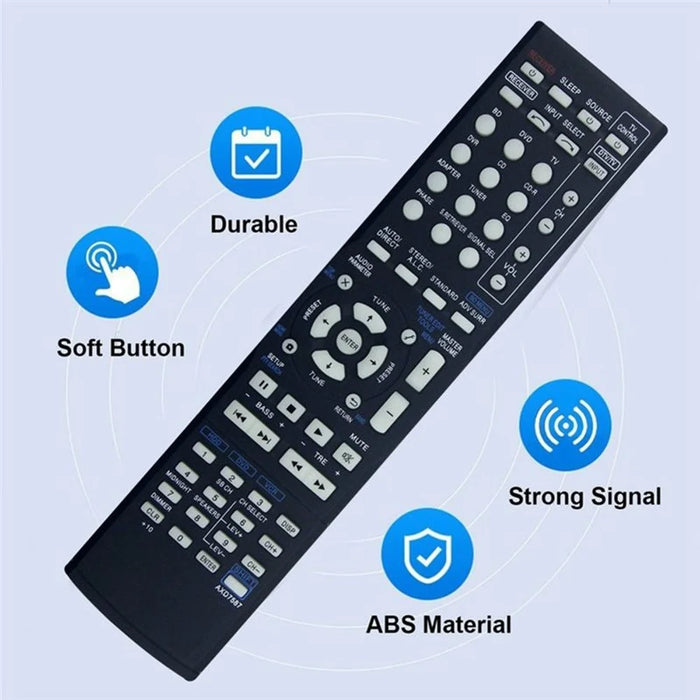 AXD7587 Infrared Remote Control for Pioneer AV Receiver Ergonomic IR Wireless Replacement Television Controller - 4