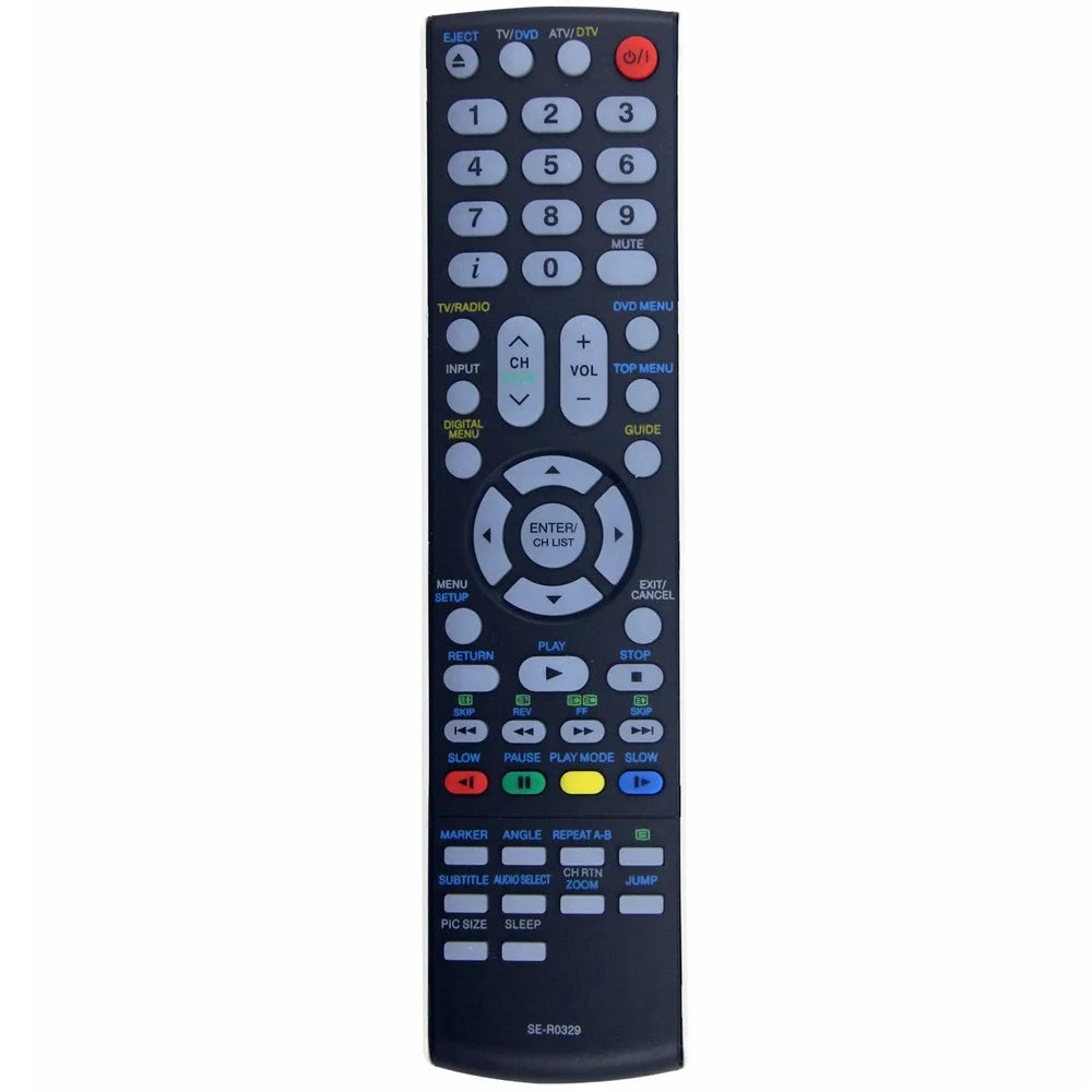 SE-R0329 Infrared Remote Control for Toshiba DVD Player Ergonomic IR Wireless Replacement Controller - 1
