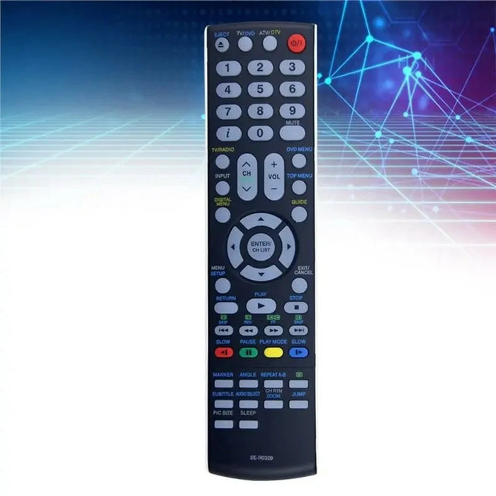 SE-R0329 Infrared Remote Control for Toshiba DVD Player Ergonomic IR Wireless Replacement Controller - 4
