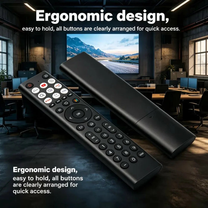 EN2F38H Infrared Remote Control for Hisense TV Ergonomic IR Wireless Replacement Controller - 4