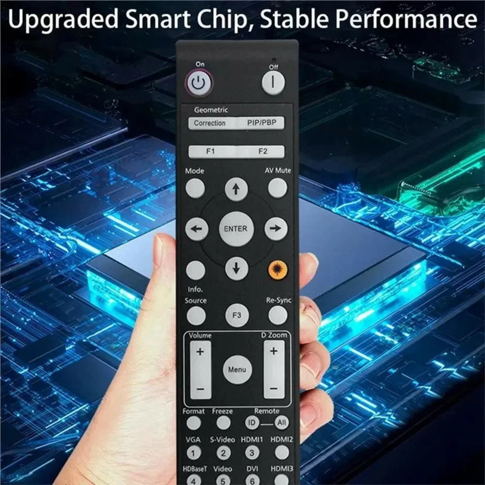 EH515T Infrared Remote Control for Optoma Projector Ergonomic IR Wireless Replacement Controller - 5
