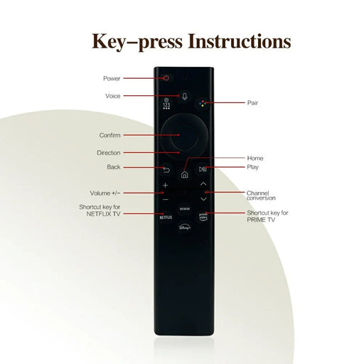 BN59-01386D Solar Powered Voice Control Remote Control for Samsung TV Smart Television Replacement Controller - 2