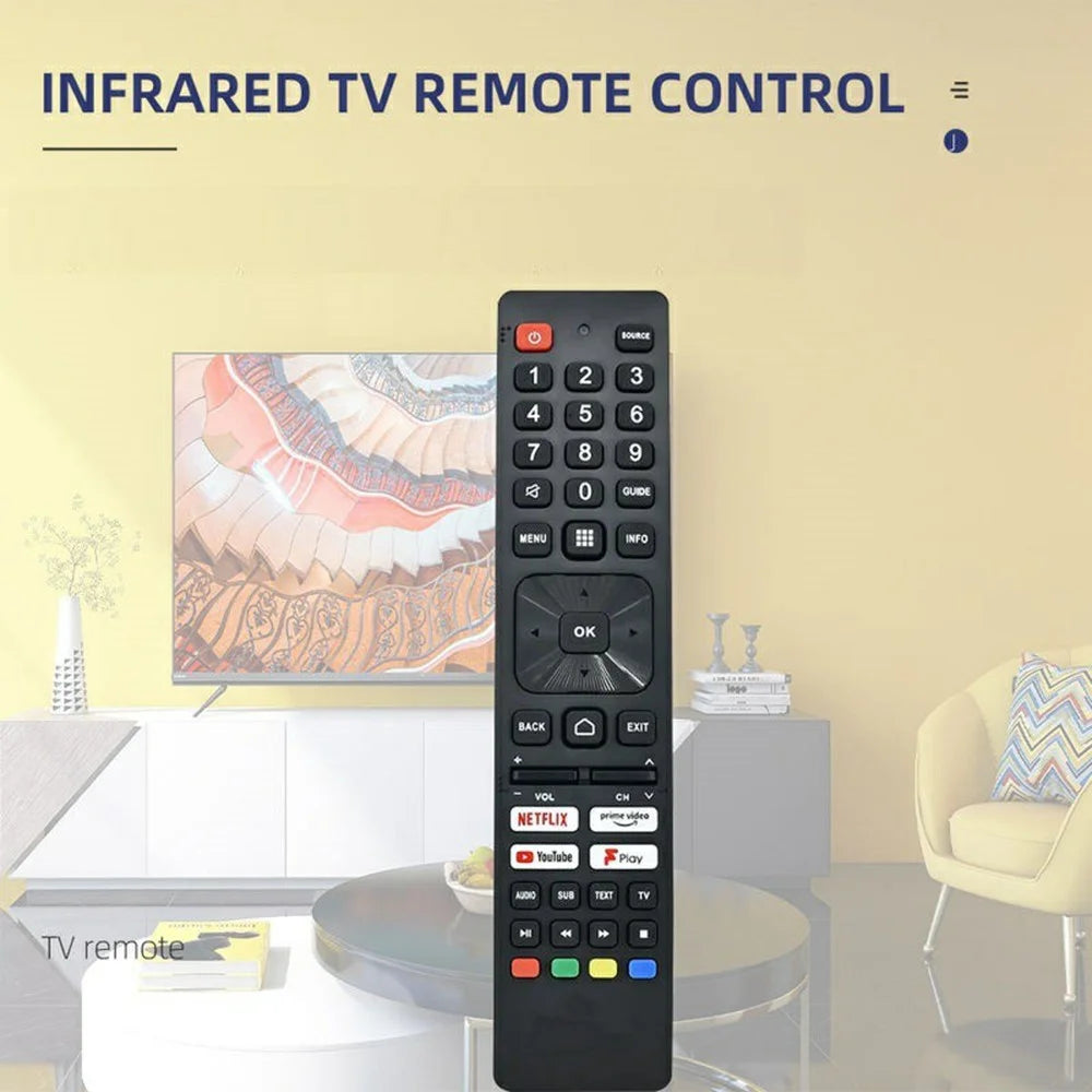 RMC0137N Remote Control for Sharp TV Infrared IR Wireless 10m Range Controller Replacement - 3