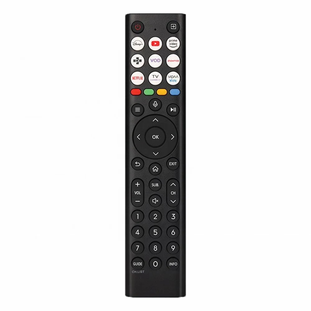 ERF2K38H TV Remote Control for Hisense TV 10m Range ABS Material Infrared IR Controller Replacement (No Voice Function) - 1