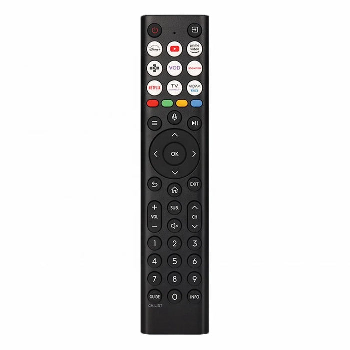 ERF2K38H TV Remote Control for Hisense TV 10m Range ABS Material Infrared IR Controller Replacement (No Voice Function) - 1