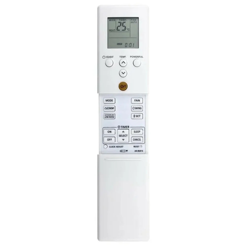 AR-REB1E Remote Control for Fujitsu Air Conditioner LCD Display 10m Range Ergonomic Controller Replacement - 1