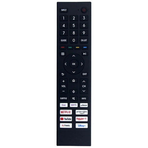 CT-8575 Remote Control for Toshiba TV 10m Range No Voice Function Infrared IR Television Controller Replacement - 1