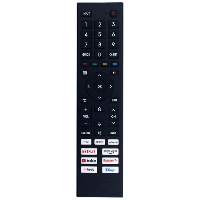 CT-8575 Remote Control for Toshiba TV 10m Range No Voice Function Infrared IR Television Controller Replacement - 1