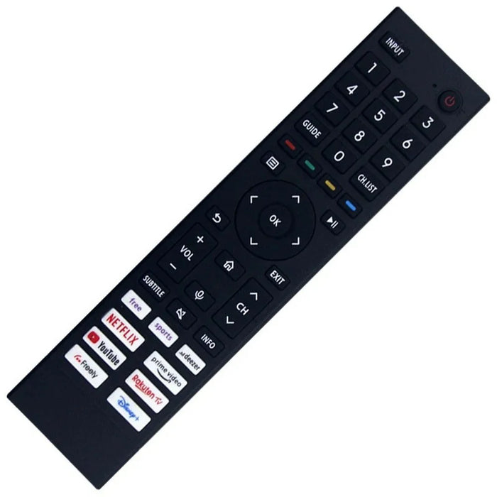 CT-8575 Remote Control for Toshiba TV 10m Range No Voice Function Infrared IR Television Controller Replacement - 3