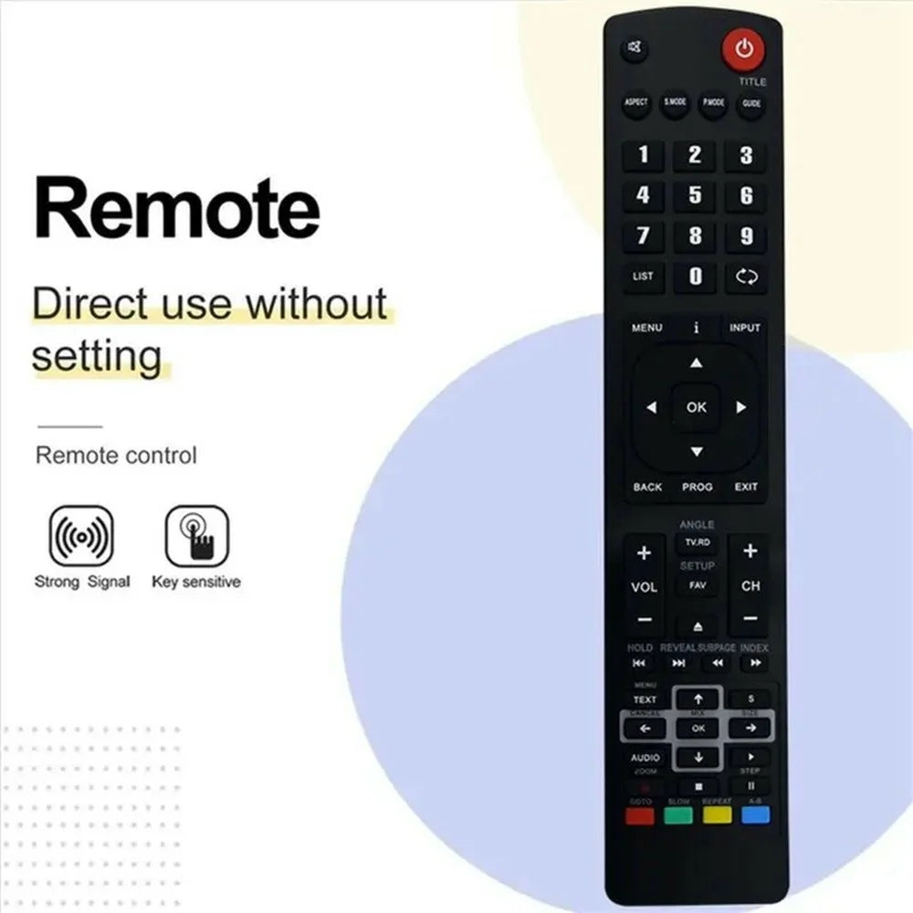 RM-C3174 For JVC TV Remote Control Television IR Infrared Controller - Black - 4
