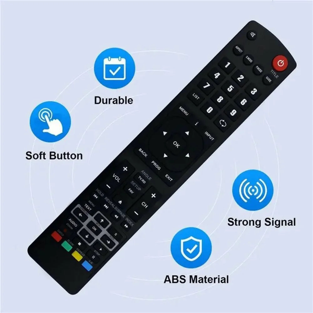 RM-C3174 For JVC TV Remote Control Television IR Infrared Controller - Black - 6