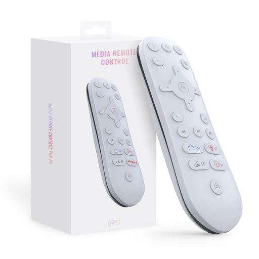 JYS-P5235 Remote Control for Sony PlayStation 5 / 5 Pro / 5 Slim IR Controller Support Voice Control - White - 1