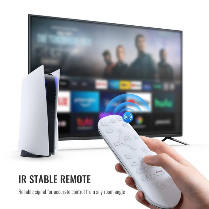 JYS-P5235 Remote Control for Sony PlayStation 5 / 5 Pro / 5 Slim IR Controller Support Voice Control - White - 6