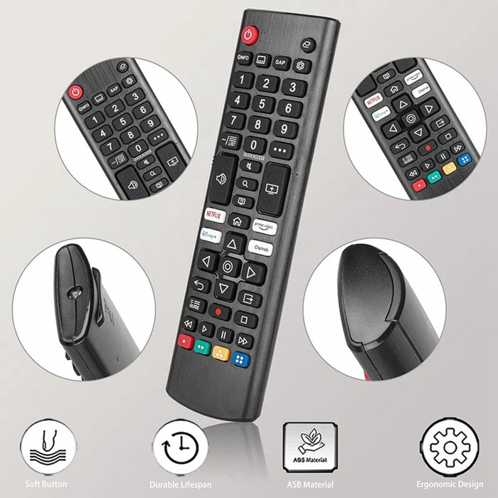AKB76040302 For LG TV Remote Control Infrared Ergonomic Wireless Replacement Handheld Controller - 2