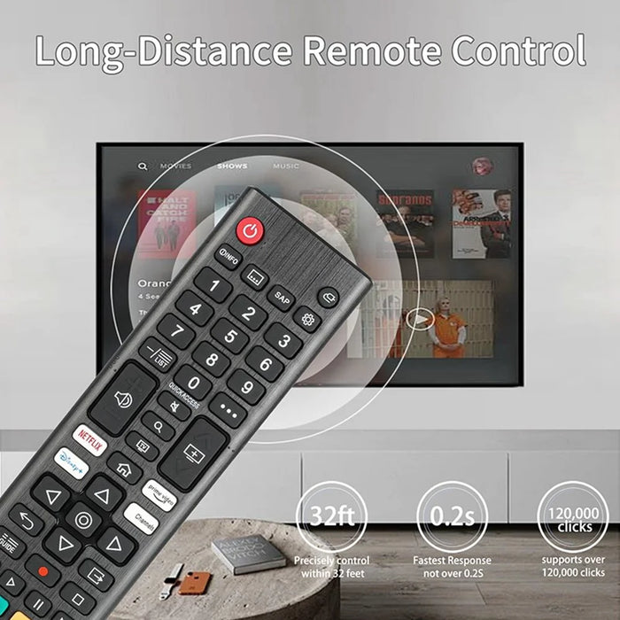 AKB76040302 For LG TV Remote Control Infrared Ergonomic Wireless Replacement Handheld Controller - 3