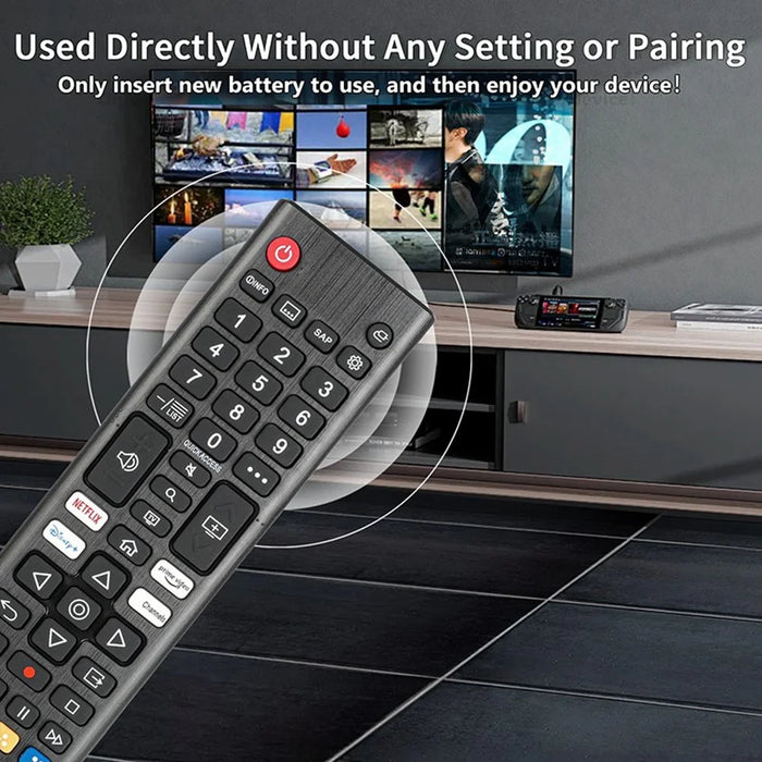 AKB76040302 For LG TV Remote Control Infrared Ergonomic Wireless Replacement Handheld Controller - 5