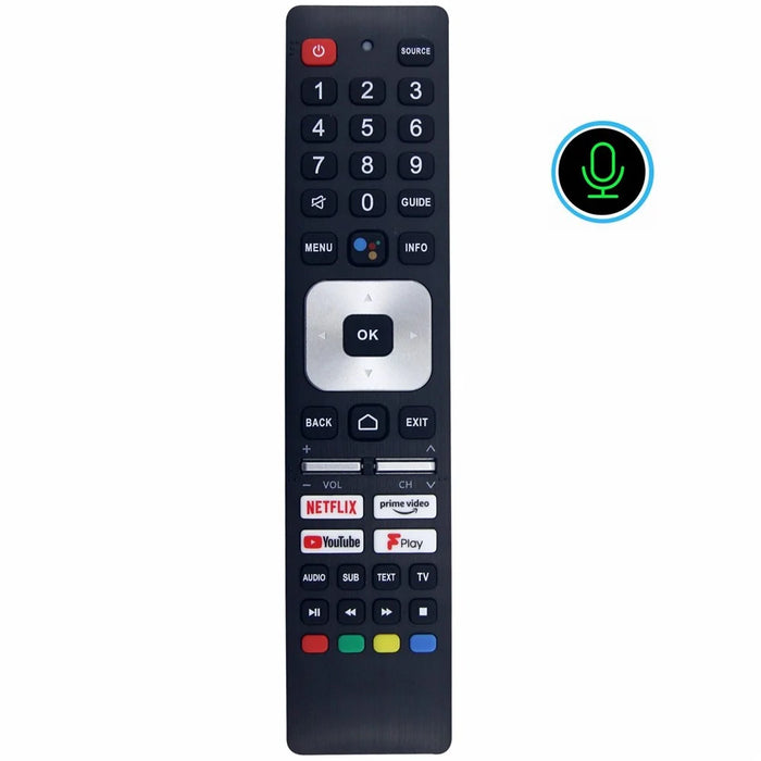 RMC0139N For Sharp TV Voice Remote Control Replacement 10m Range Handheld Controller - 1