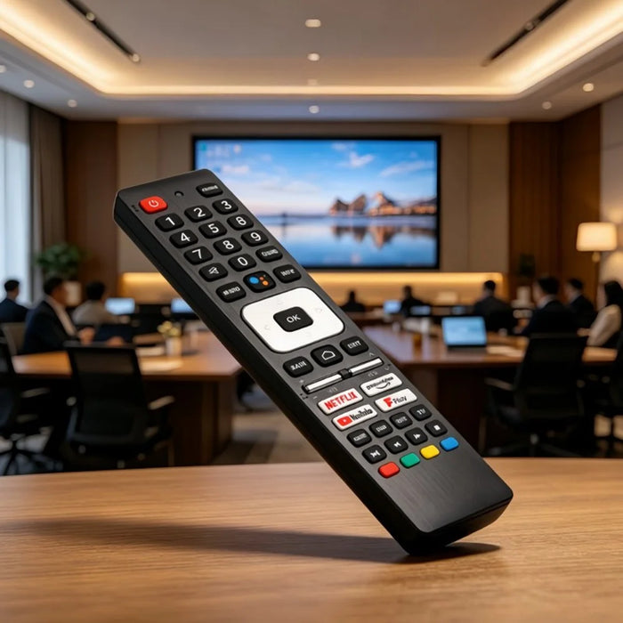 RMC0139N For Sharp TV Voice Remote Control Replacement 10m Range Handheld Controller - 4