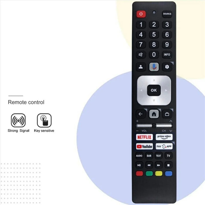 RMC0147N For Sharp TV Voice Remote Control Replacement 10m Range Handheld Controller - 4