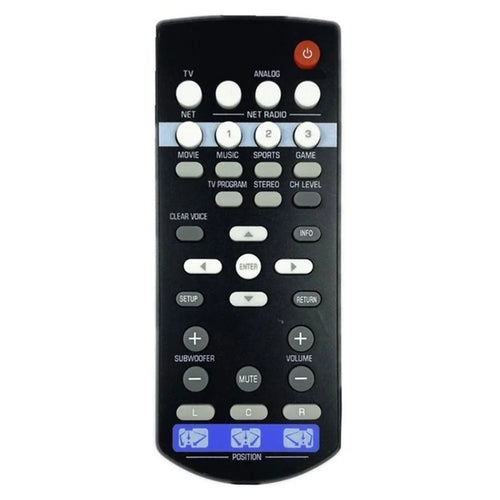FSR86 ZP80780 For Yamaha Soundbar Ergonomic Remote Control 8m Range Infrared Wireless Controller - 1