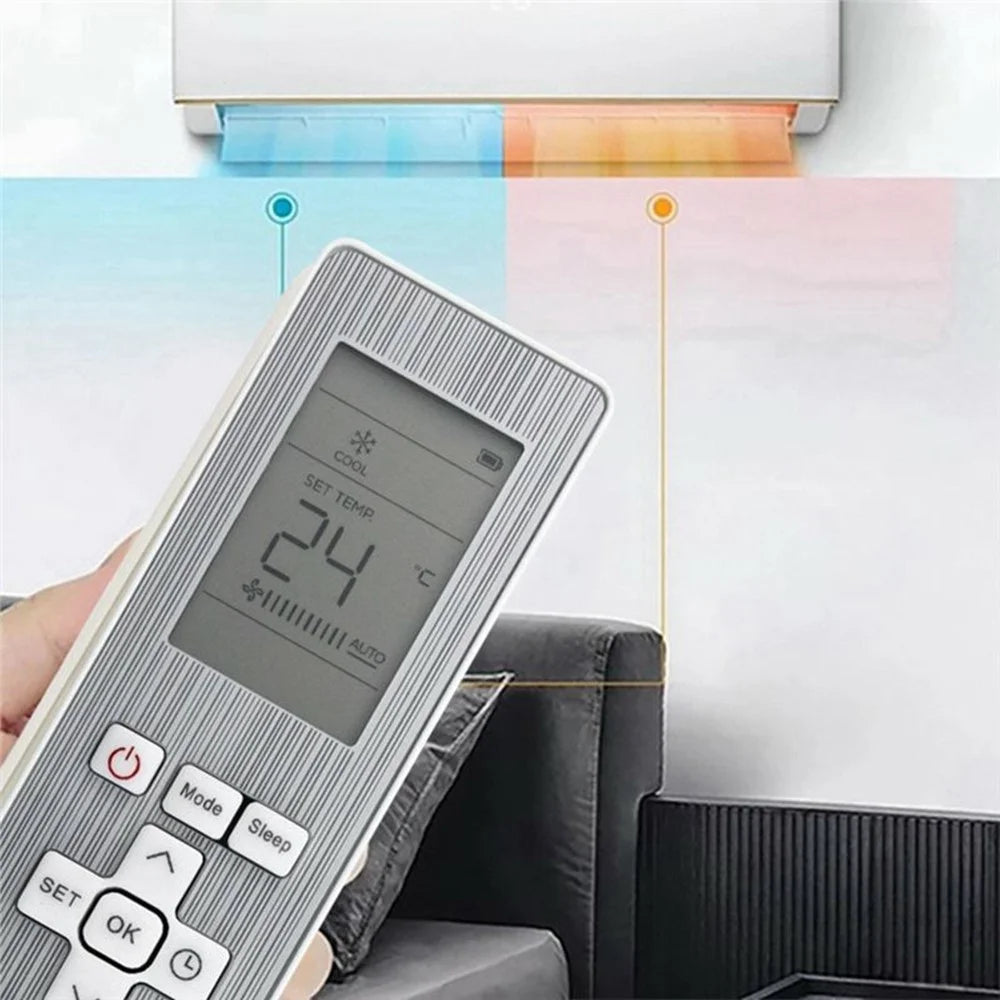 RG10Y1-F-BGEF For Midea Air Conditioner Infrared Remote Control 10m Range Replacement Controller - 4