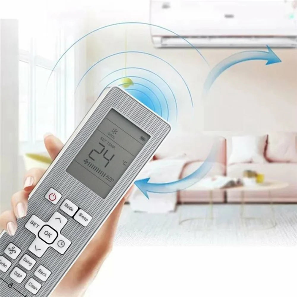 RG10Y1-F-BGEF For Midea Air Conditioner Infrared Remote Control 10m Range Replacement Controller - 5