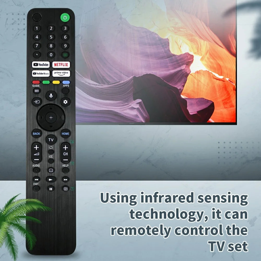 RMF-TX520P For Sony TV Infrared Remote Ergonomic Handheld Remote Controller (Not Support Voice Function) - 2