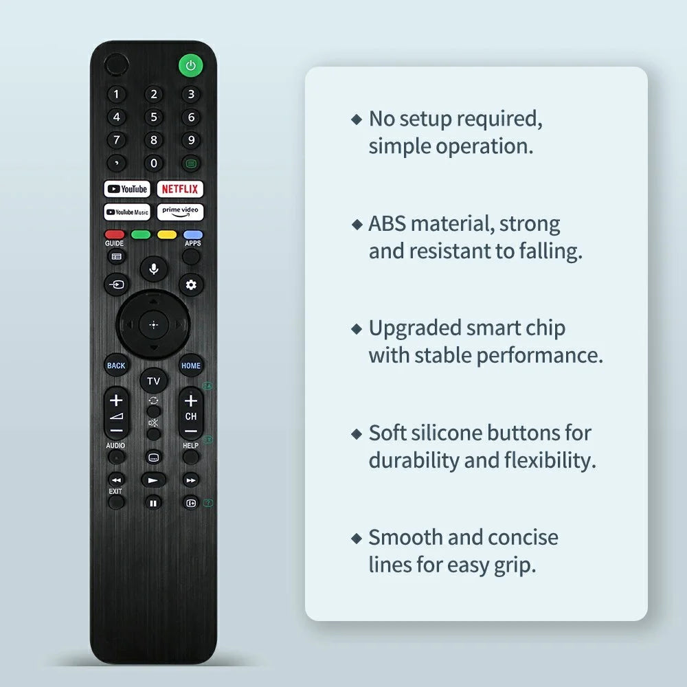 RMF-TX520P For Sony TV Infrared Remote Ergonomic Handheld Remote Controller (Not Support Voice Function) - 4