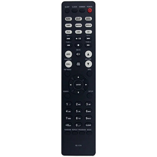 RC-1174 For Denon Amplifier Infrared Remote Control Replacement 1-10m Range Handheld Controller - 1