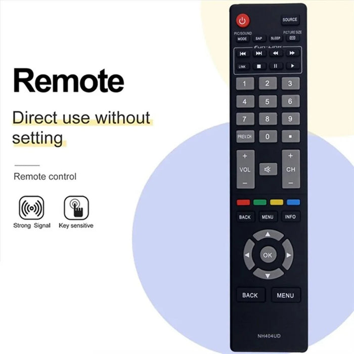 NH404UD For MAGNAVOX Television IR Controller Battery Powered TV Remote Control - 2