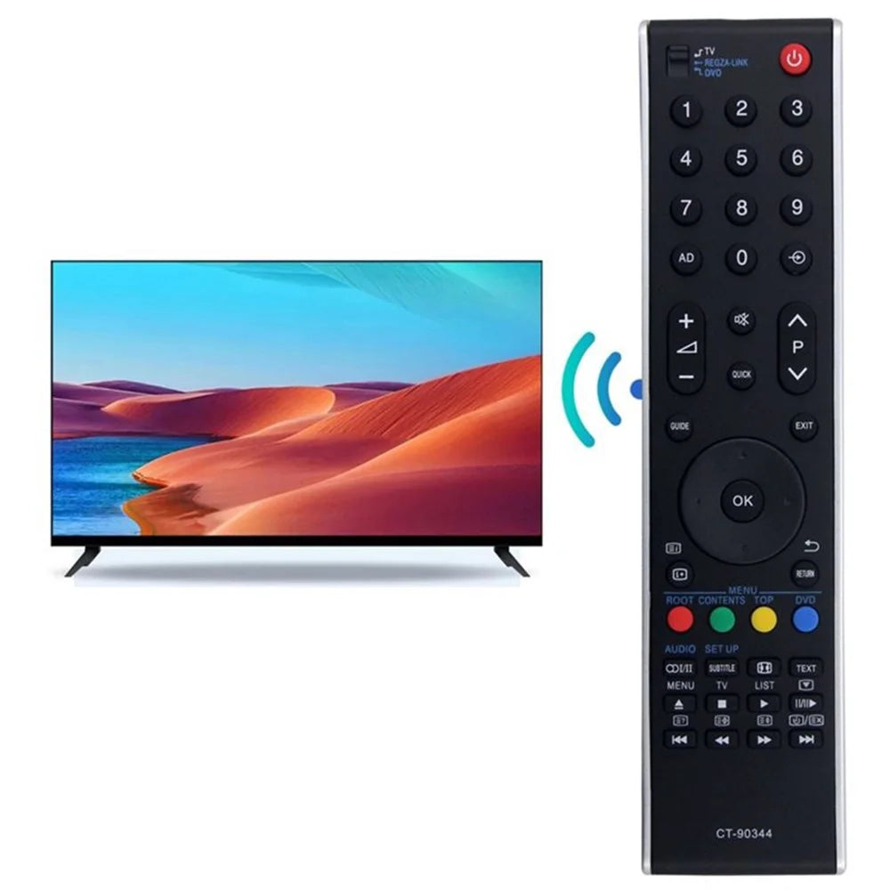 CT-90344 For Toshiba TV Remote Control ABS Replacement Infrared Controller - 3
