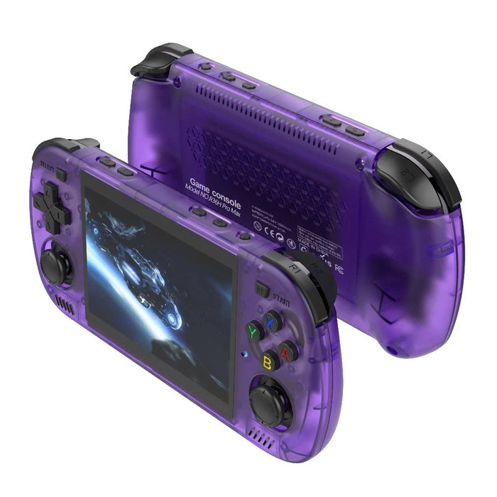 R36H Pro Max 64GB Open Source WiFi Handheld Gaming Console 4.2 Inch HD Screen PSP Emulator Game Machine - Purple - 1