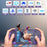 R36H Pro Max 64GB Open Source WiFi Handheld Gaming Console 4.2 Inch HD Screen PSP Emulator Game Machine - Purple - 2