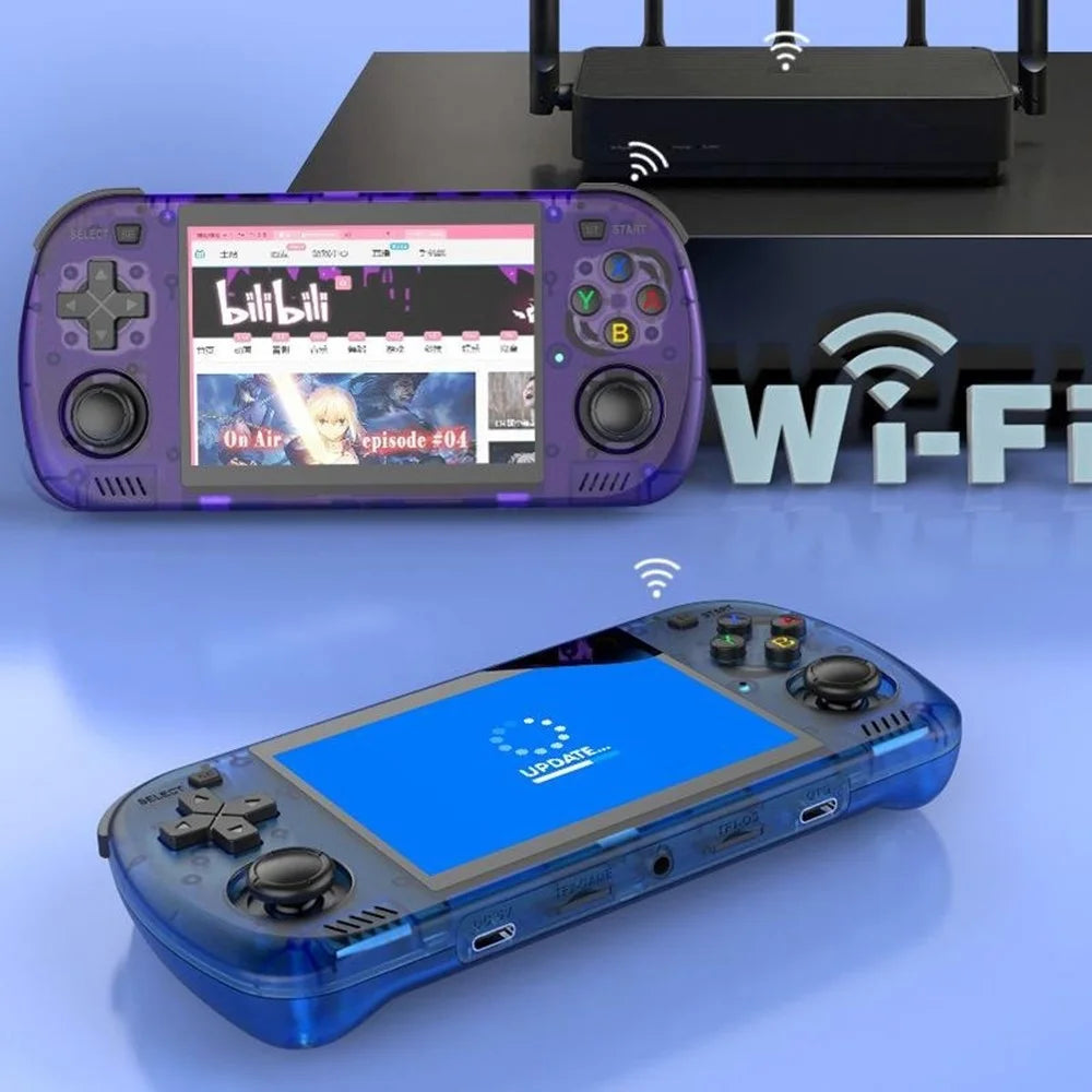 R36H Pro Max 128GB Open Source WiFi Handheld Gaming Console 4.2 Inch HD Screen PSP Emulator Game Machine - Purple - 6