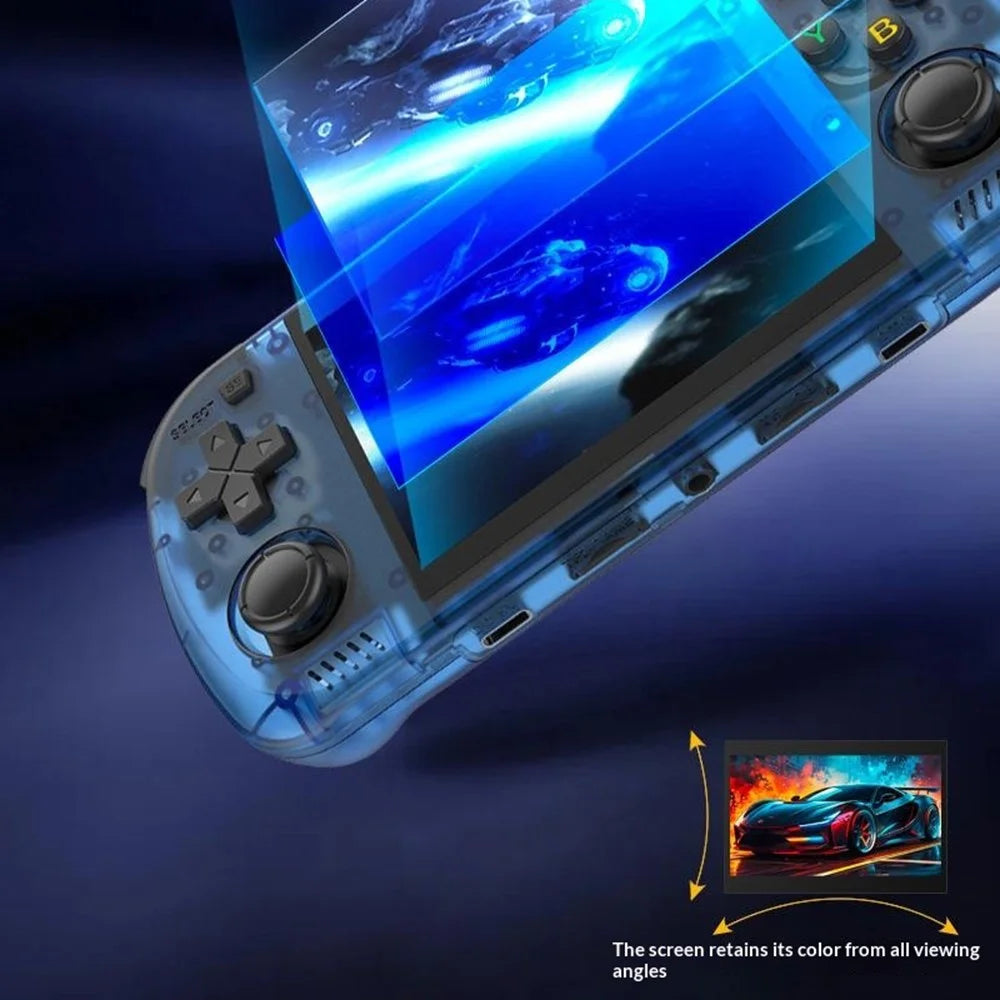 R36H Pro Max 128GB Open Source WiFi Handheld Gaming Console 4.2 Inch HD Screen PSP Emulator Game Machine - Purple - 7