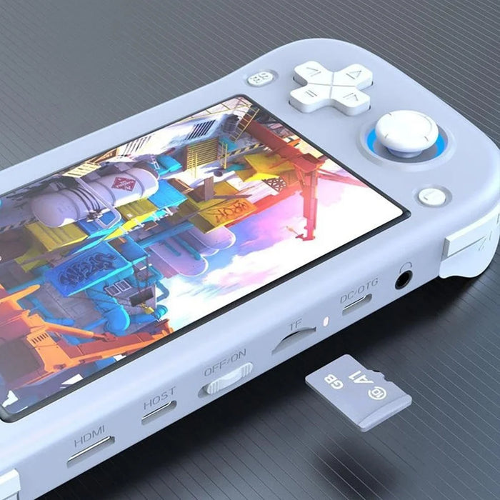 XF43 64GB Open-Source Handheld Game Console 4.3 inch HD Screen TV Output 20+ Emulators Retro Game Machine - White - 7